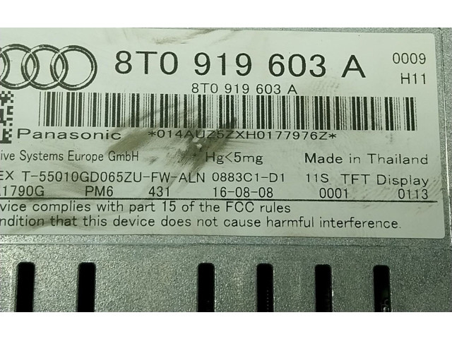 Дисплей 8T0057603F, 8T0919603A Audi A4 Allroad