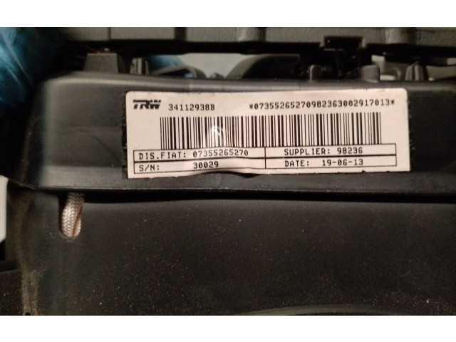 Подушка безопасности водителя 07355265270, 34112938B   Citroen Nemo