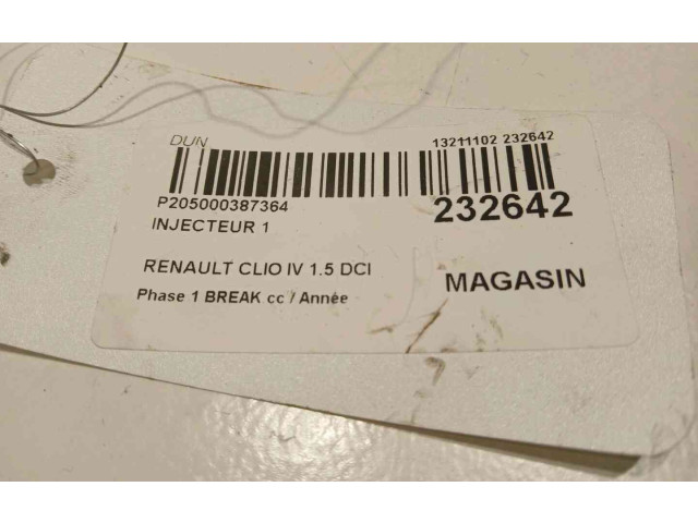 Форсунка 166002367R Renault Clio IV