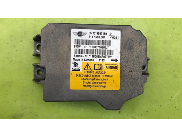 Блок подушек безопасности 9807169, 6111580 Mini Cooper Countryman R60
