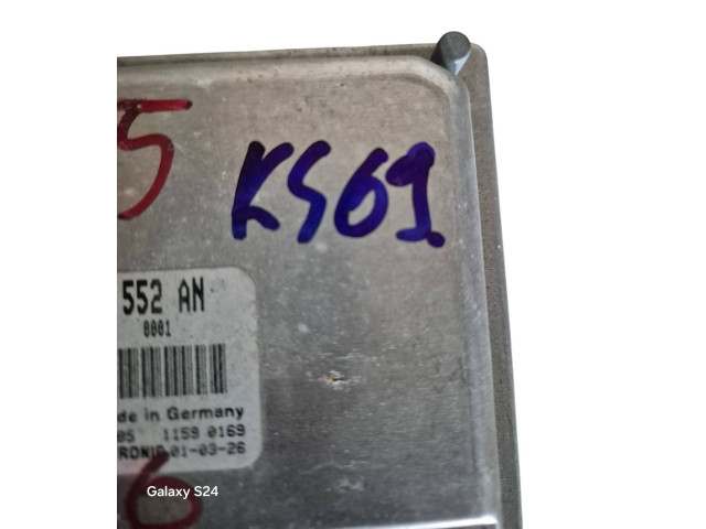 Блок управления двигателя 3B0907552AN, 0261207017   Audi A6 S6 C5 4B