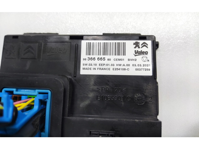 Модуль блока управления кондиционером 9836666580 Citroen Berlingo