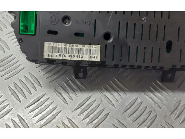 Панель приборов 6Y0920883L Skoda Fabia Mk1 (6Y)