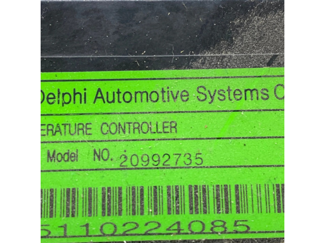 Блок управления климат-контролем 20992735   Chevrolet Captiva