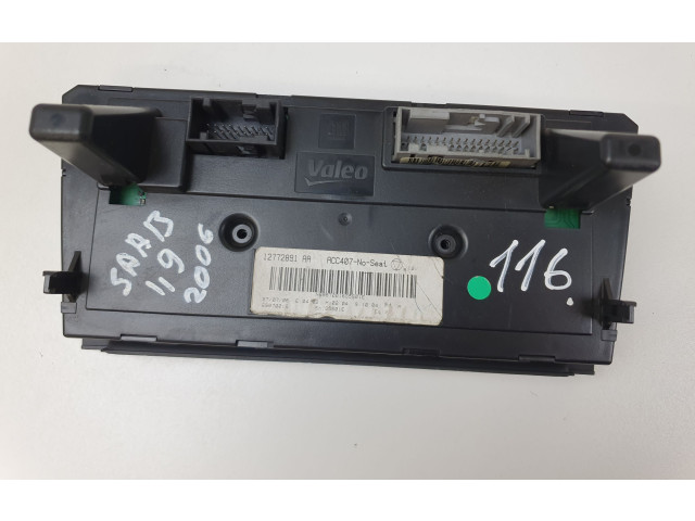 Блок управления климат-контролем 12772891AA Saab 9-3 Ver2