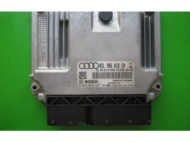 Поршень Блок управления двигателем ECU  03L906018CN, 0281018227  Audi Q3 8U  