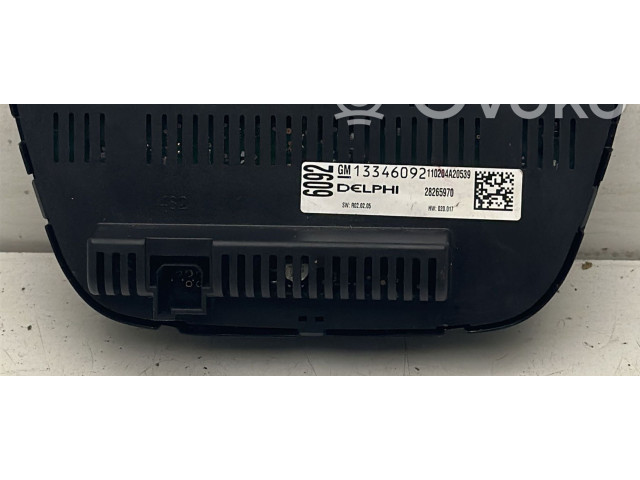 Блок управления климат-контролем    Opel Meriva B