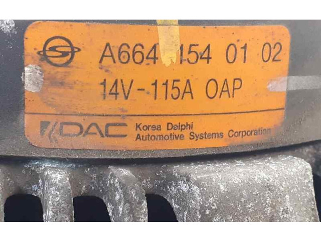 Генератор A6644540102, P3-A4-28-4 SsangYong Actyon