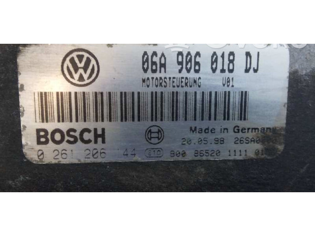Блок управления двигателя 06A906018DJ, 0261206144 Skoda Octavia Mk1 (1U)