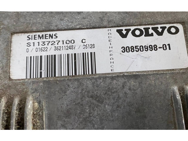 Блок управления двигателя 30850998, S113727100C Volvo S40, V40