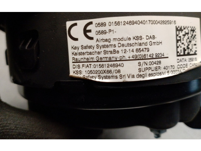 Подушка безопасности водителя 01561246940, 156124694   Alfa Romeo Giulia