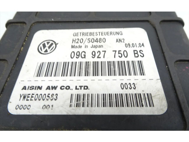 Блок управления коробкой передач 09G927750BS, 09G927750BS   Volkswagen Touran I