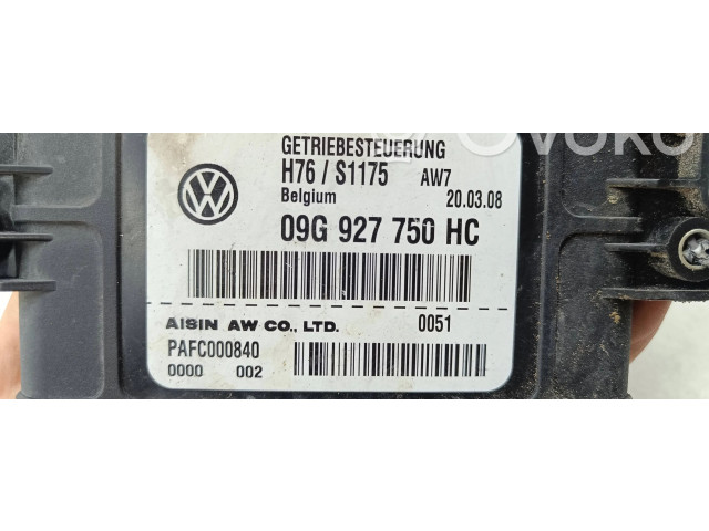 Блок управления коробкой передач 09G927750HC, H76S1175 Volkswagen PASSAT B6