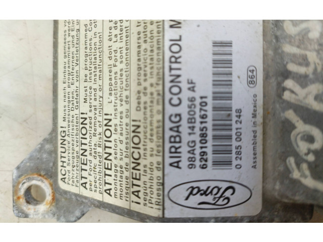 Блок подушек безопасности 98AG14B056AF, 0285001248 Ford Focus