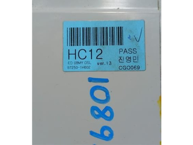 Блок управления климат-контролем 97250-1H602 KIA Ceed