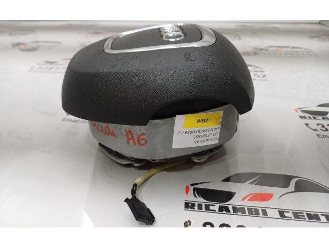 Подушка безопасности водителя 4F0880201BP6PS, 4F0880201BP   Audi A6 S6 C6 4F