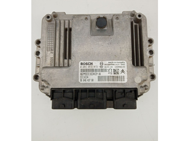 Řídící jednotka 9664843780, 0281013872 Citroen C3 Picasso 2009