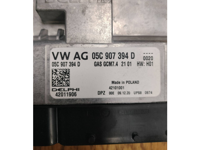 Блок управления двигателя 05C907394D Skoda Fabia Mk4 (6VA)