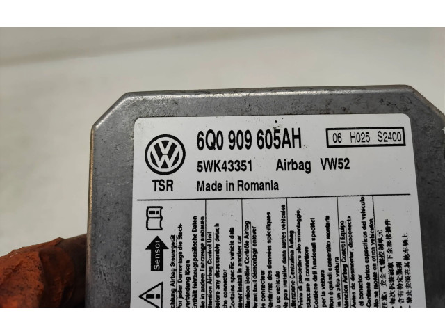 Блок подушек безопасности 6Q0909605AH, 5WK43351 Volkswagen Caddy