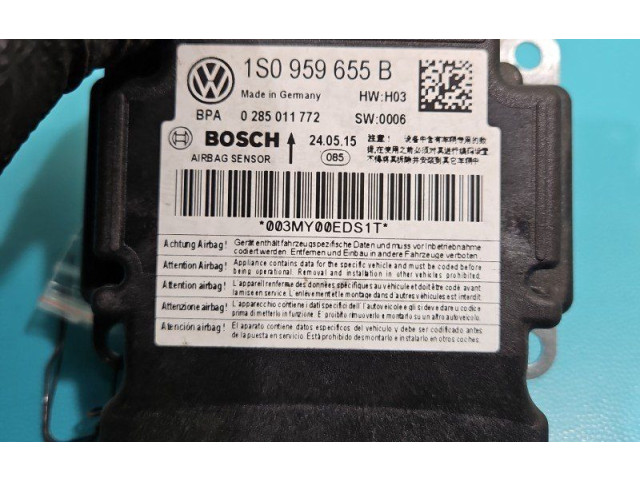 Блок подушек безопасности 1S0959655B, IMPRK1473351 Skoda Citigo