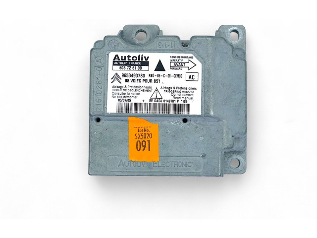 Блок подушек безопасности 603726100, 9653493780 Citroen C4 I