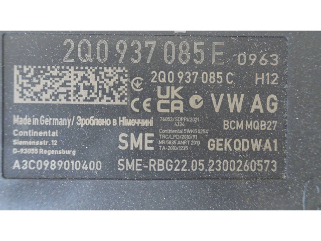 Блок комфорта 2Q0937085E   Skoda Fabia Mk4 (6VA)   