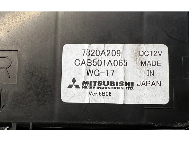 Блок управления климат-контролем 7820A209 Mitsubishi Lancer X