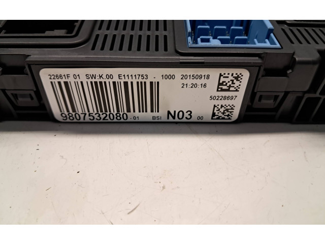 Комплект блоков управления 9809478580, 9807532080   Peugeot 2008 I