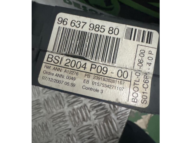 Блок предохранителей 9663798580 Citroen C4 I