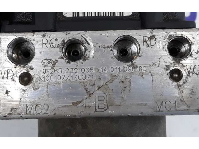 Блок АБС 1401109880, 0265232065   Peugeot  Expert  2007 - 2016 года