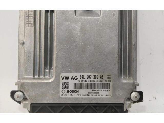 Поршень Блок управления двигателем ECU 04L907309AB Audi Q3 8U