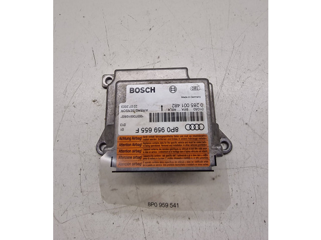 Блок подушек безопасности 8P0959655F, 0285001482 Audi A3 S3 8P