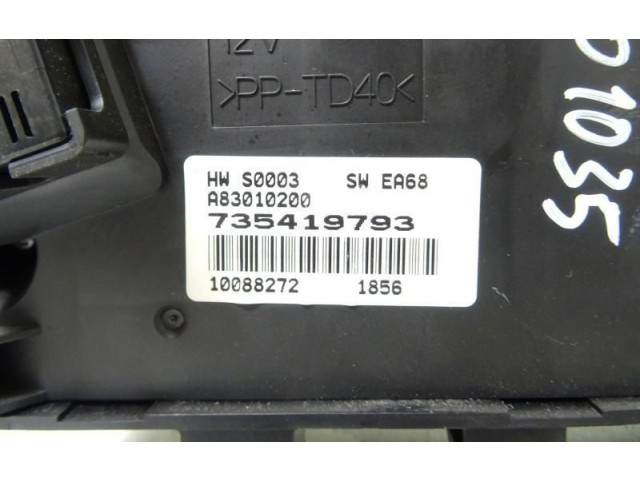 Блок управления климат-контролем 735419793 Fiat Grande Punto