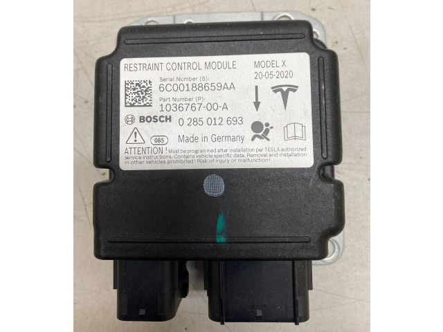 Блок подушек безопасности 103676700A, 6000188659AA   Tesla Model X