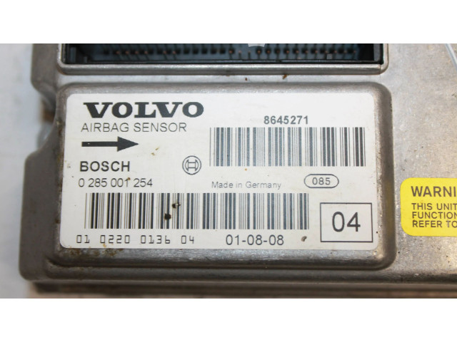 Блок подушек безопасности 0285001254, 8645271 Volvo V70