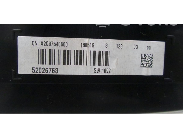 Přístrojová deska Fiat 500L 2016 52026763, A2C97540500