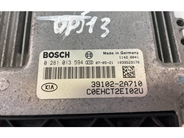 Блок управления двигателем Блок управления 391022A710, 0281013594   KIA Ceed