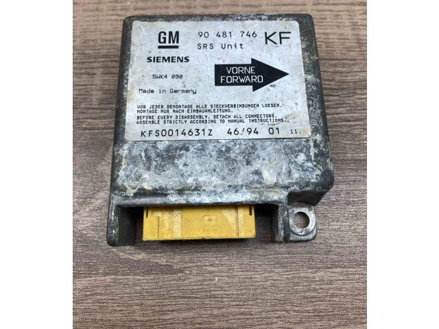 Блок подушек безопасности 90481746, 5WK4090   Opel Tigra A