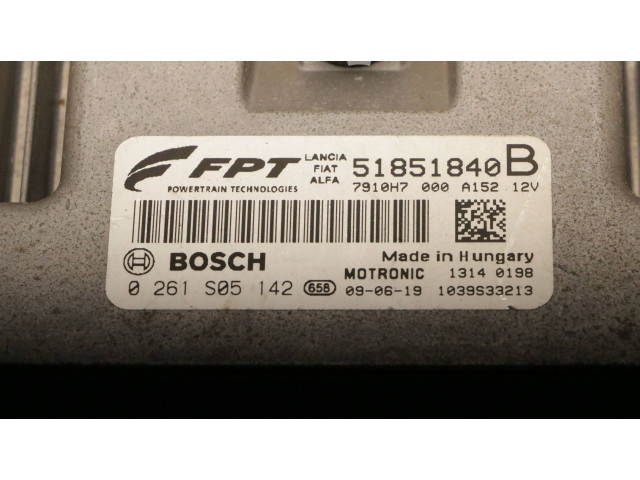 Řídící jednotka 0261S05142, 51851840 Alfa Romeo MiTo 2009