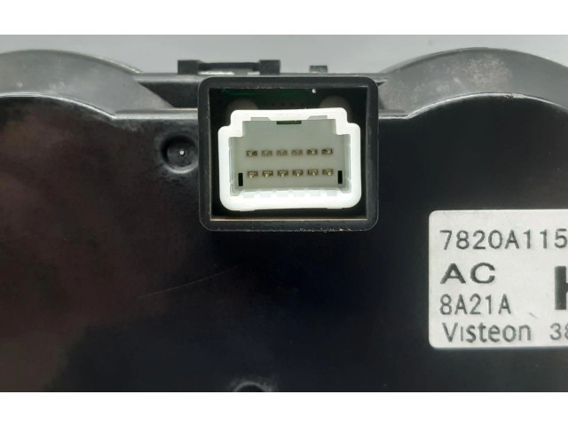 Блок управления климат-контролем 7820A115XB Mitsubishi Outlander