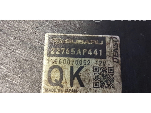 Блок управления двигателя 22765AP441, 1166000052   Subaru Forester SK
