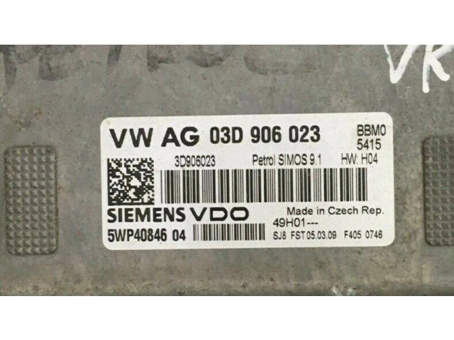 Блок управления климат-контролем 3D906023, 5WP4084604 Volkswagen Polo