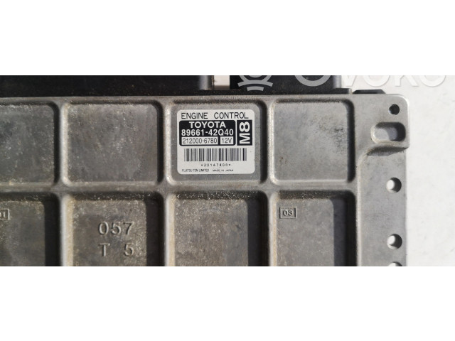 Řídící jednotka 89661-42Q40, 89661-42Q40 212000-6780 Toyota RAV 4 (XA10) 2018