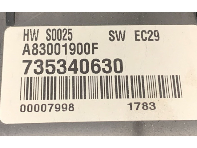 Блок управления климат-контролем A83001900F, 735340630   Fiat Punto (188)