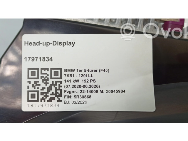 Дисплей 024422, 62305A09299 BMW 1 F40