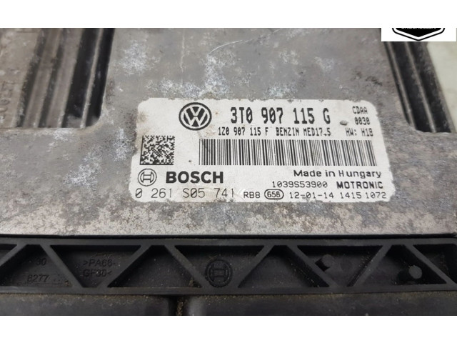 Блок управления двигателя 3T0907115G, 3T0907115G   Skoda Octavia Mk4