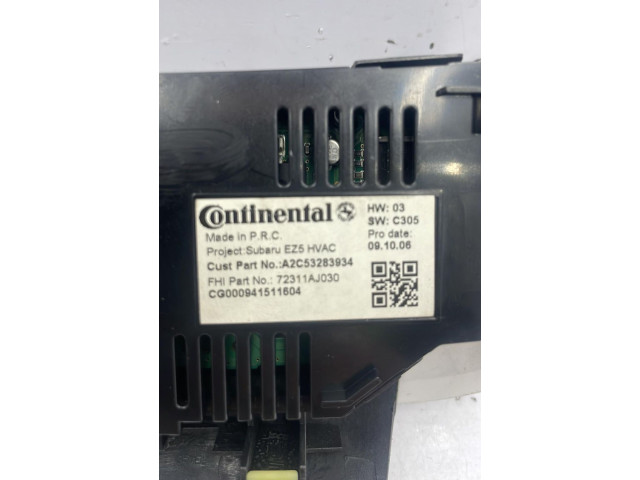 Блок управления климат-контролем A2C53283934 Subaru Outback