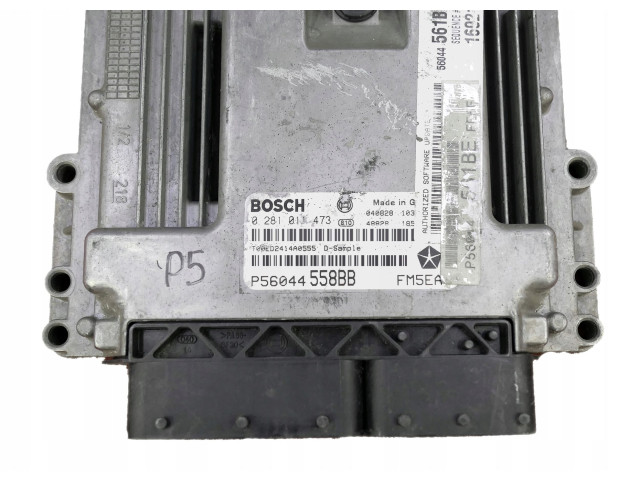 Блок управления двигателя P56044558BB, 0281011473 Jeep Cherokee