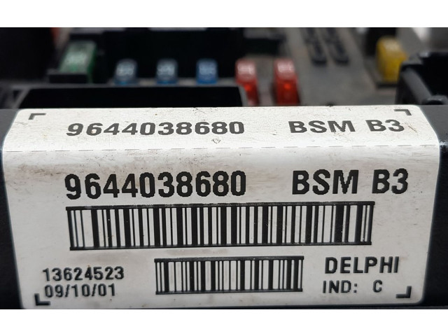 Блок предохранителей 9645038680, 178840 Citroen Xsara