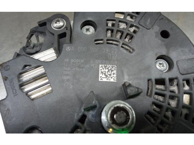 Генератор A0009063322, 0125711028   Mercedes-Benz A W176      